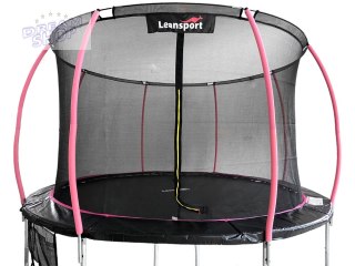 Trampolina LEAN Sport Max 16ft Czarno-Różowa