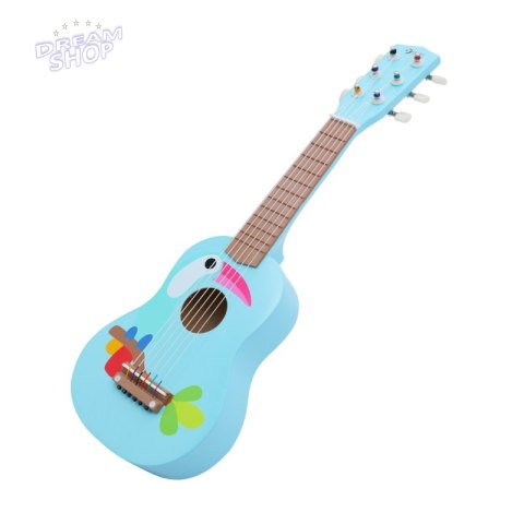 CLASSIC WORLD Drewniana Gitara Dla Dzieci Toucan