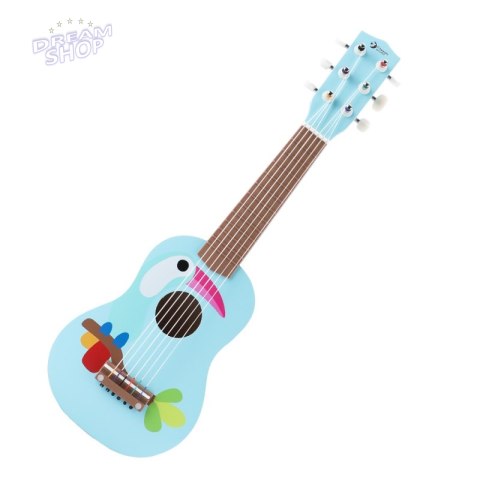 CLASSIC WORLD Drewniana Gitara Dla Dzieci Toucan