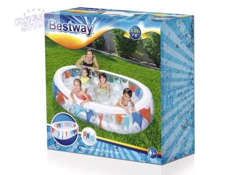 Bestway Basen dmuchany elipsa 229cm x 152cm 54066