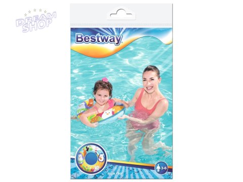 Bestway kolorowe Koło dmuchane do pływania dla dzieci 51cm ptak 36113