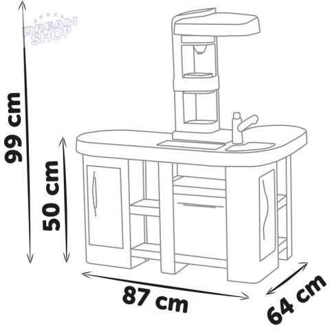 SMOBY Mini Tefal Studio Kuchnia Bubble XL + 34 Akcesoria