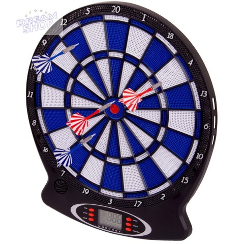 Tarcza dart elektroniczny Enero 43cm + 6 lotek