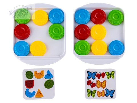 Gra Logiczna SZYBKIE KRĄŻKI Puck Puzzle Karty, Dzwonek, Zręcznościowa