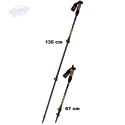 Kije Nordic walking w pokrowcu EVO Enero Pro czarny mat