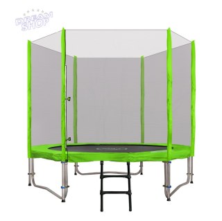 Trampolina Ogrodowa 8FT 244cm Zielona