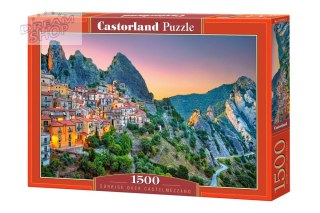 Puzzle 1500 el. Sunrise over Castelmezzano