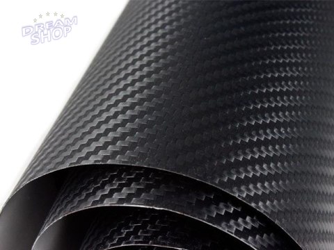 Folia rolka carbon 3D czarna 1,27x28m Folia rolka carbon 3D czarna 1,27x28m