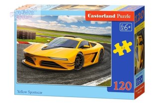 Puzzle 120 el. Yellow Sportscar