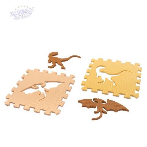 Puzzle piankowe mata dinozaury