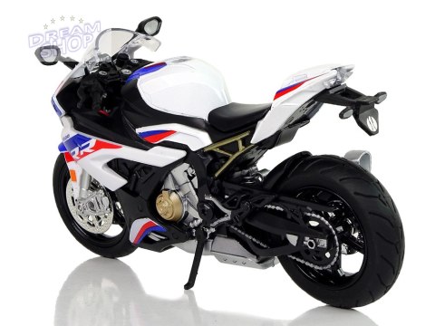 Motocykl Model BMW S1000RR Biały Dźwięki Światła