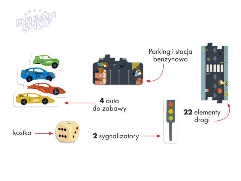 Gra Puzzle Droga uliczki zestaw ułóż trasę GR0532