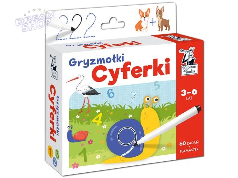 Karty do rysowania Gryzmołki Cyferki 3-6l KS0668