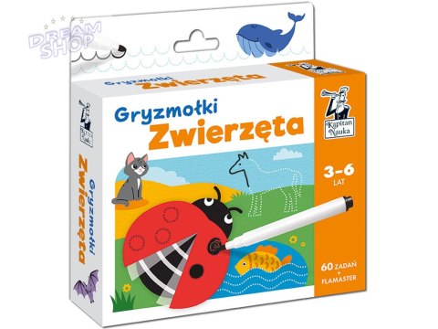 Karty do rysowania Gryzmołki Zwierzęta 3-6l KS0686