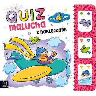 Quiz malucha z naklejkami od 4 lat KS0606