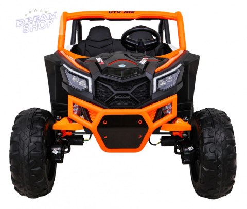 MEGA BUGGY UTV XMX613 POMARAŃCZOWY 24V DUŻA TERENÓWKA 4X60W