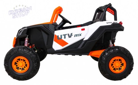 MEGA BUGGY UTV XMX613 POMARAŃCZOWY 24V DUŻA TERENÓWKA 4X60W