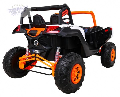 MEGA BUGGY UTV XMX613 POMARAŃCZOWY 24V DUŻA TERENÓWKA 4X60W