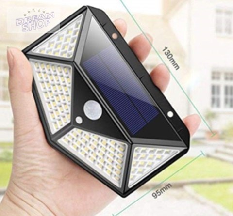 Lampa solarna czujnik ruchu i zmierzchu 100 LED Lampa solarna czujnik ruchu i zmierzchu 100 LED