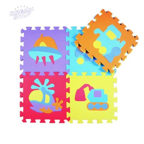 PUZZLE PIANKOWE MATA EVA 10 SZT POJAZDY CB-114