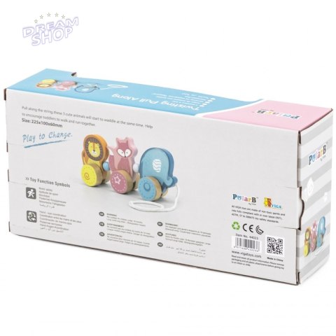 Drewniana zabawka zwierzątka do ciągnięcia Viga Toys Drewniana zabawka zwierzątka do ciągnięcia Viga Toys