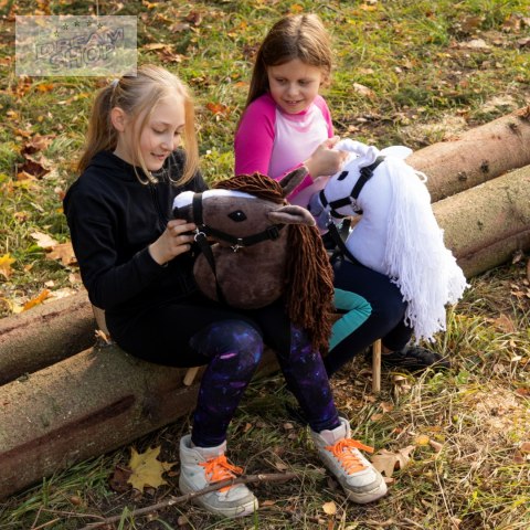 Skippi hobby horse z kantarem wodzami koń A3 duży