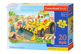 Puzzle 20 el. MAXI Bulldozer in action