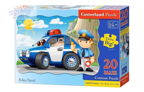 Puzzle 20el. MAXI Police patrol