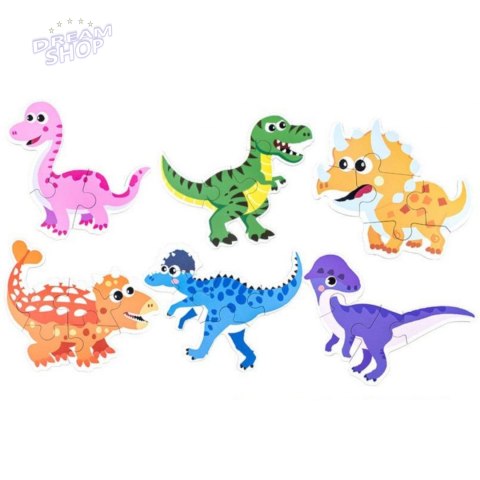 Moje pierwsze puzzle dinozaury puszka 27 szt. 1777