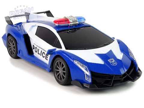 Auto Wyścigowe Policja R/C Zdalnie Sterowane Policyjne + Akumulator