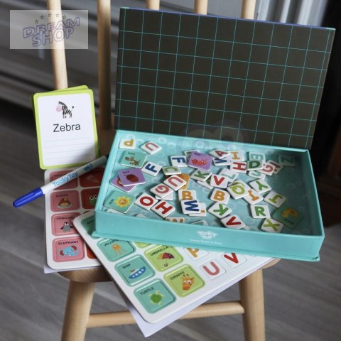 Tooky Toy Układanka Puzzle Alfabet dla Dzieci Nauka Literek Pisania 151 el.