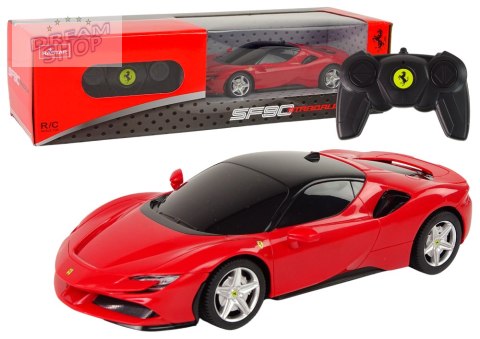 Auto R/C Ferrari SF90 Rastar 1:14 Czerwone Pilot