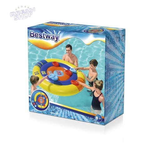 Dmuchana Gra Basenowa Zręcznościowa Tarcza, Frisbee 140 cm Bestway 52566