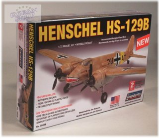 Model Plastikowy Do Sklejania Lindberg (USA) Samolot Heinkel MS-129B