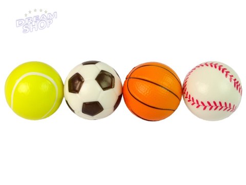Zestaw Miękkich Piłek 4 szt. Sport Golf Tenis Piłka Nożna Zestaw Miękkich Piłek 4 szt. Sport Golf Tenis Piłka Nożna