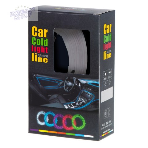 Oświetlenie ambientowe LED do samochodu / auta USB / 12V taśma 5m biała Oświetlenie ambientowe LED do samochodu / auta USB / 12V taśma 5m biała