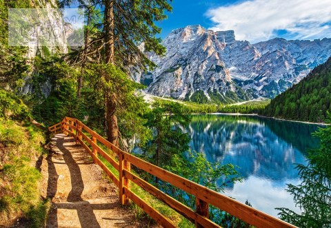 CASTORLAND Puzzle 1000el. Braies Lake, Italy - Jezioro Braies Włochy