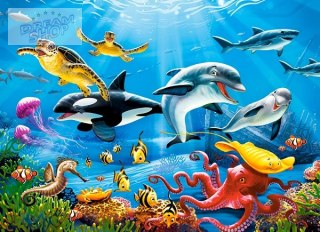 CASTORLAND Puzzle 200el. Tropical Underwater World - Tropikalny Podwodny Świat