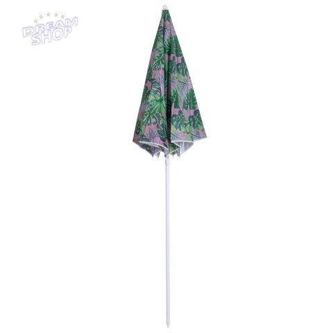 Parasol składany przeciwsłoneczny 180cm ogrodowy balkonowy z funkcją przechylania liście