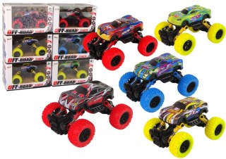 Auto Monster Truck Amortyzatory Gumowe Opony Metal Kolory