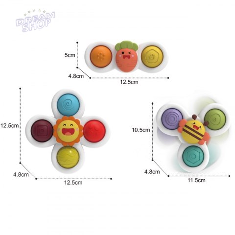 WOOPIE Spiner Zabawka Sensoryczna Edukacyjna 3w1