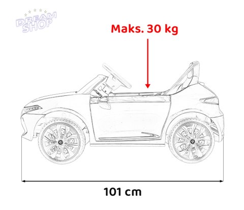 Pojazd Mercedes AMG EQA Biały