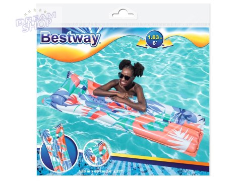 Bestway Kolorowy dmuchany Materac do wody plażowy 183 x 69cm 44033