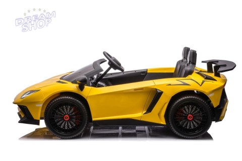 Auto Na Akumulator Lamborghini XXL A8803 Żółte 24V