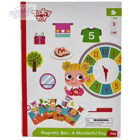 TOOKY TOY Puzzle Drewniane Pudełko Magnetyczne