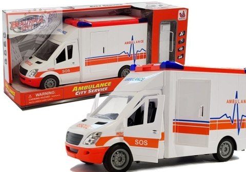 Ambulans na Baterie z noszami Dźwięk i Światło