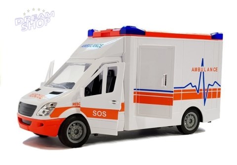 Ambulans na Baterie z noszami Dźwięk i Światło