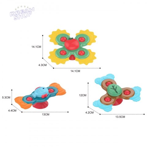 WOOPIE Spiner Zabawka Sensoryczna Edukacyjna 3w1