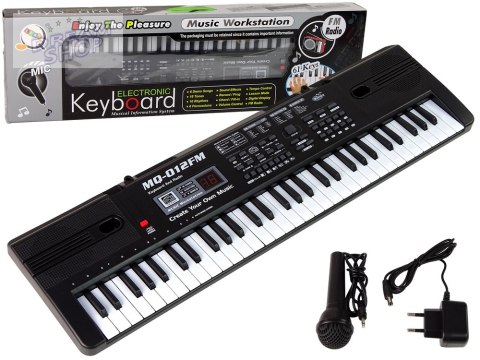 Keyboard MQ-012FM Mikrofon Radio 61 Klawiszy