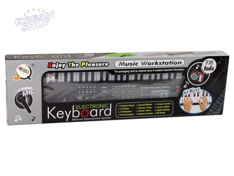 Keyboard MQ-012FM Mikrofon Radio 61 Klawiszy